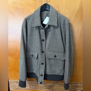 Jason Wu Men's Herringbone Jacket - Black and Brown